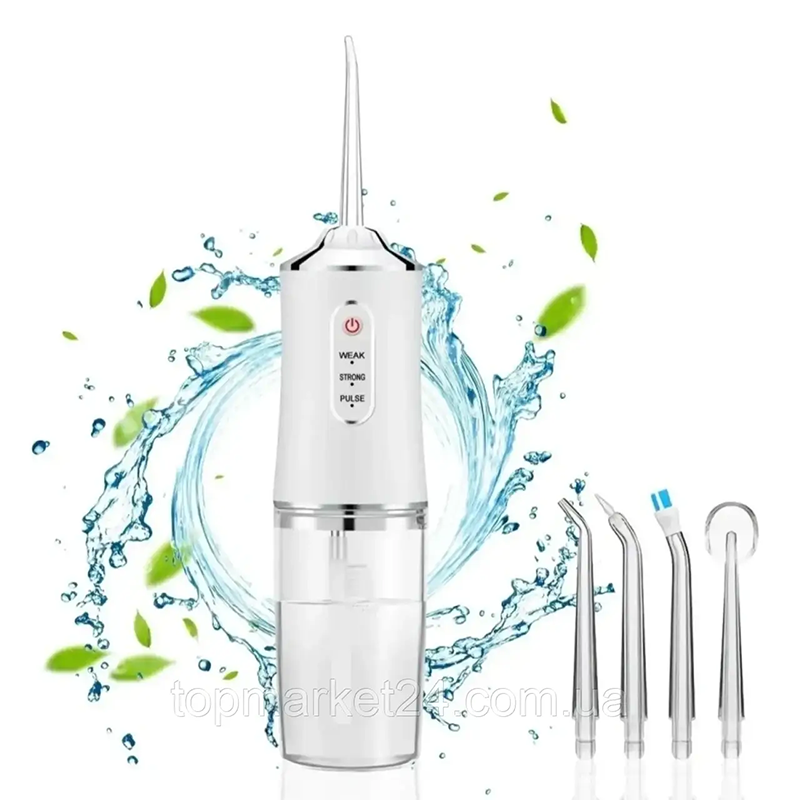 Іригатор Portable Oral Irrigator для зубів та порожнини рота White (tf6836) - фото 3