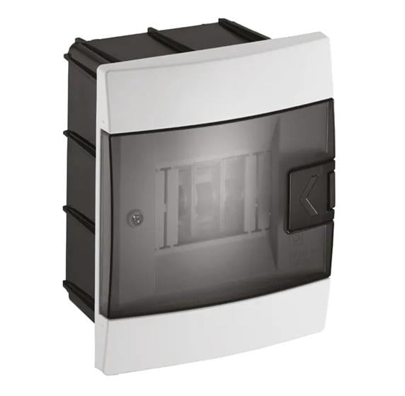 Щиток электрический внутренний HOROZ ELECTRIC 4 с пружинной системой блокировки Белый Щиток электрический внутренний HOROZ ELECTRIC 4 с пружинной системой блокировки Белый