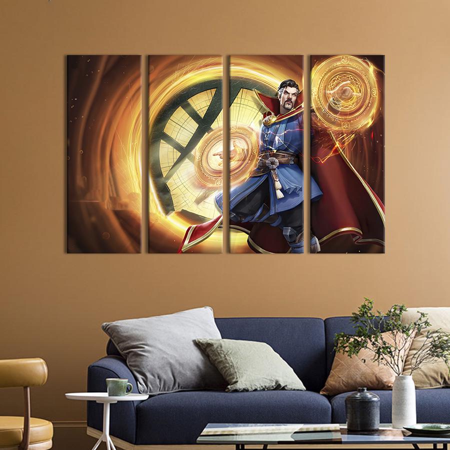 Картина модульная из 4 частей Супергерой Марвел Доктор Стрэндж XL 209x133 см (705-41) Картина модульная из 4 частей Супергерой Марвел Доктор Стрэндж XL 209x133 см (705-41)