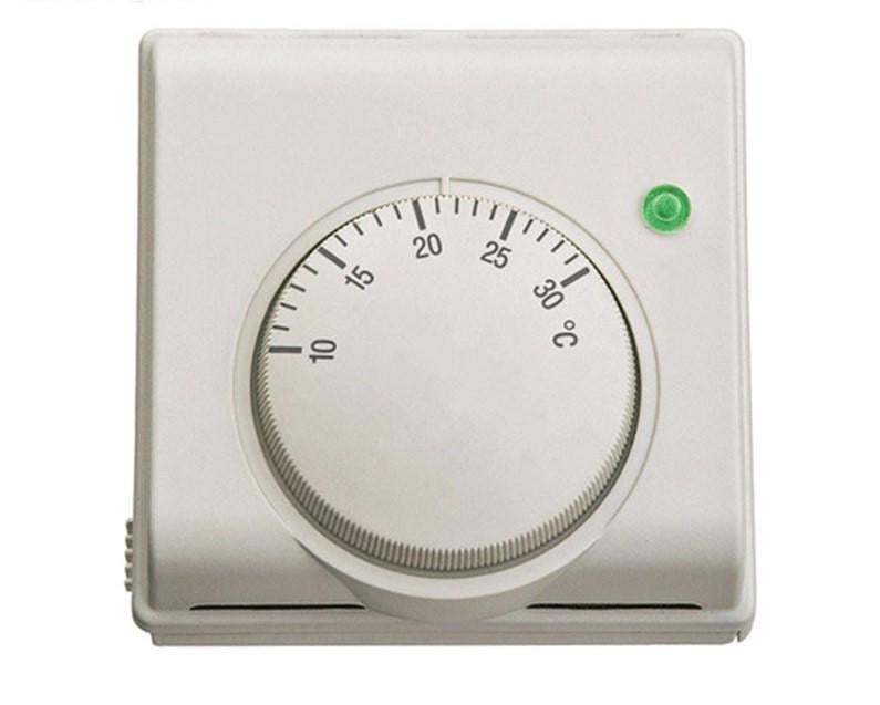 Терморегулятор механический GLORYAL WSK-7B-2 16А настенный для отопления