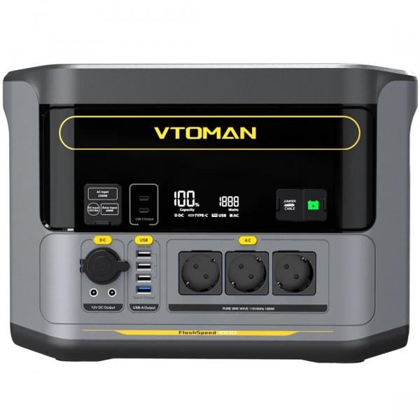 Зарядна станція VTOMAN FlashSpeed 1000 PB-85 828 Вт/г 1000W AC MPPT UPS LiFePo4