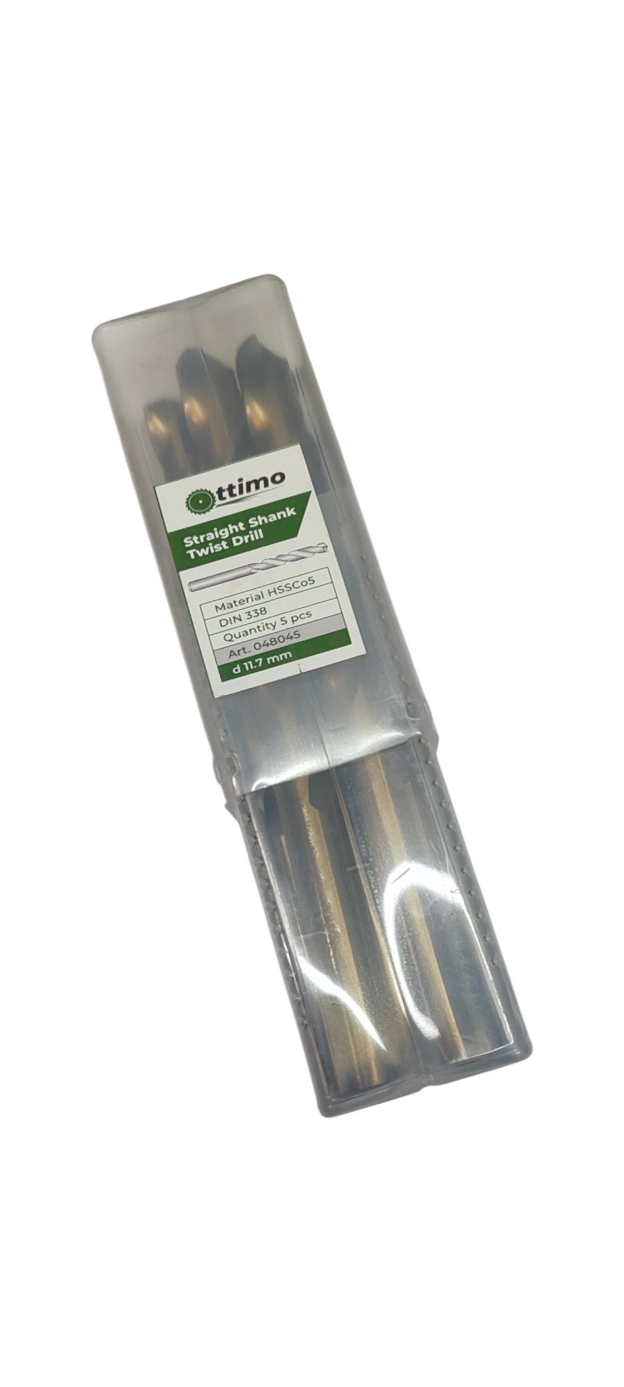 Сверло OTTIMO ц/х ф Р6М5К5 шлифованное А1 11,7 мм (048045) - фото 2