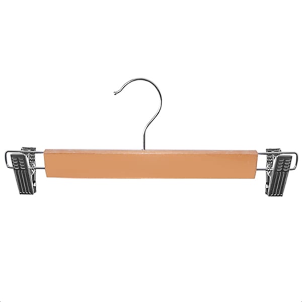 Вешалка для брюк с прищепками "Wood" STENSON 10шт/уп 33 см R85406