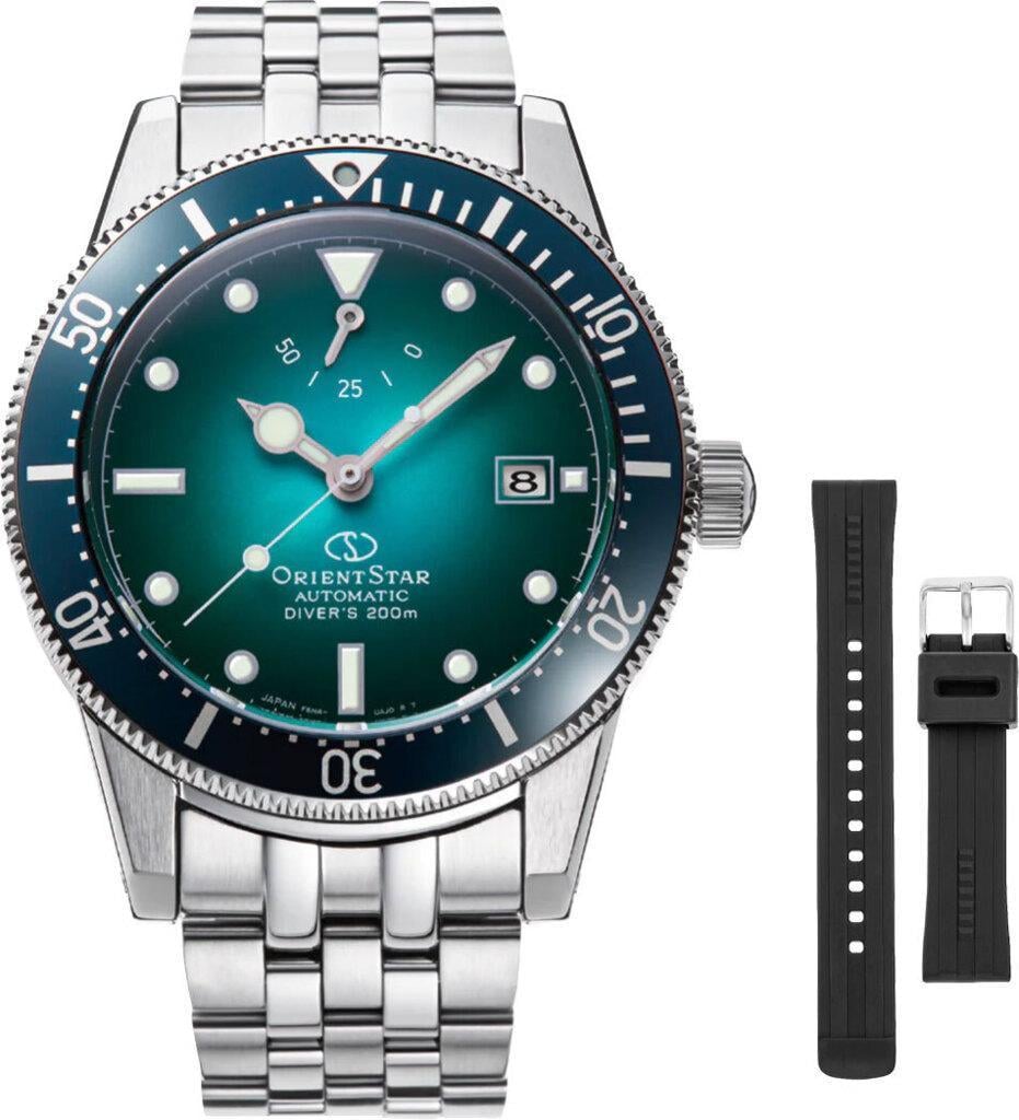Наручные часы мужские Orient Star Olimpic Diver 1964 Limited Edition RE-AU0602E00B с ремешком RE-AU0602E00B со стальным корпусом/сапфировым стеклом