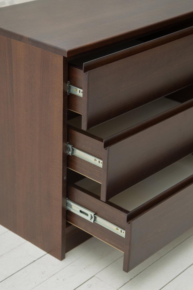 Комод Микс Мебель Техас 800х480х750 мм Темный орех (А0047614) - фото 5 Комод Микс Мебель Техас 800х480х750 мм Темный орех (А0047614) - фото 5