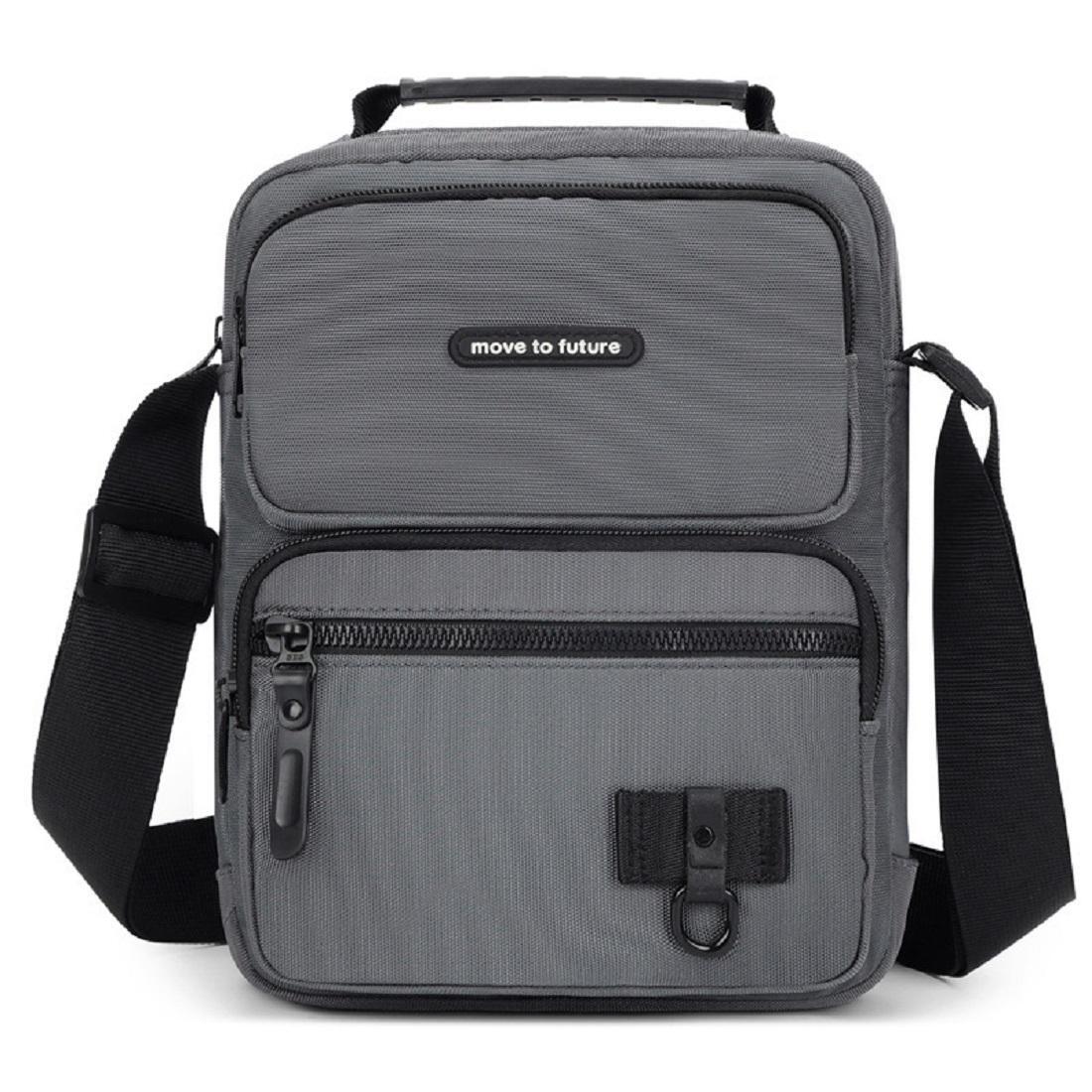 Мужская сумка через плечо Royal Bag AT09-T-23909G Серый (7975)