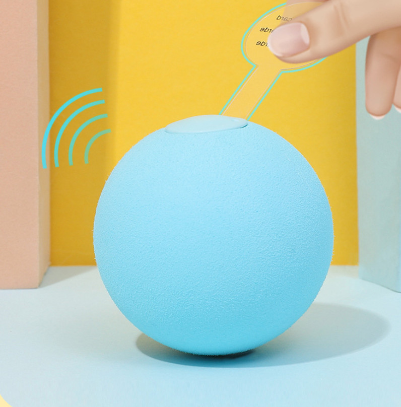 Іграшка інтерактивна м'ячик для кішок зі звуками птахів 5923 5 см Блакитний (4259155) - фото 2 Іграшка інтерактивна м'ячик для кішок зі звуками птахів 5923 5 см Блакитний (4259155) - фото 2