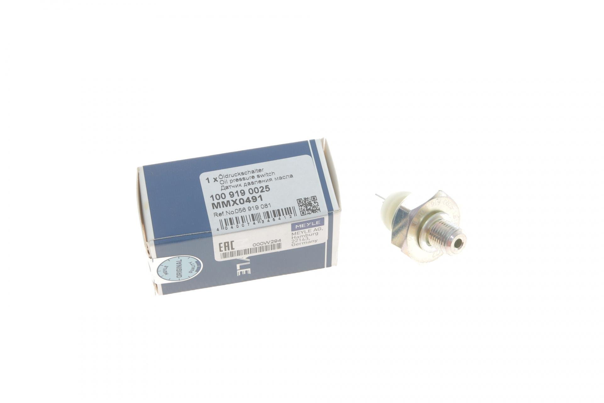 Датчик давления масла VW Caddy II 1,6 95-97 1.8 bar (100 919 0025)