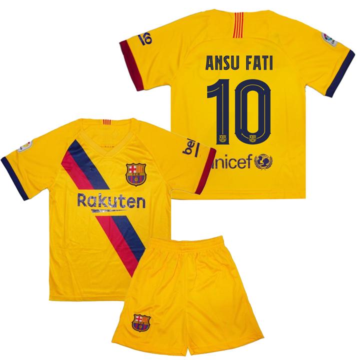 Футбольна форма дитяча Afina Sport ANSU FATI 10 Барселона 2019-2020 Away 145-155 см (set2794_123809) - фото 2