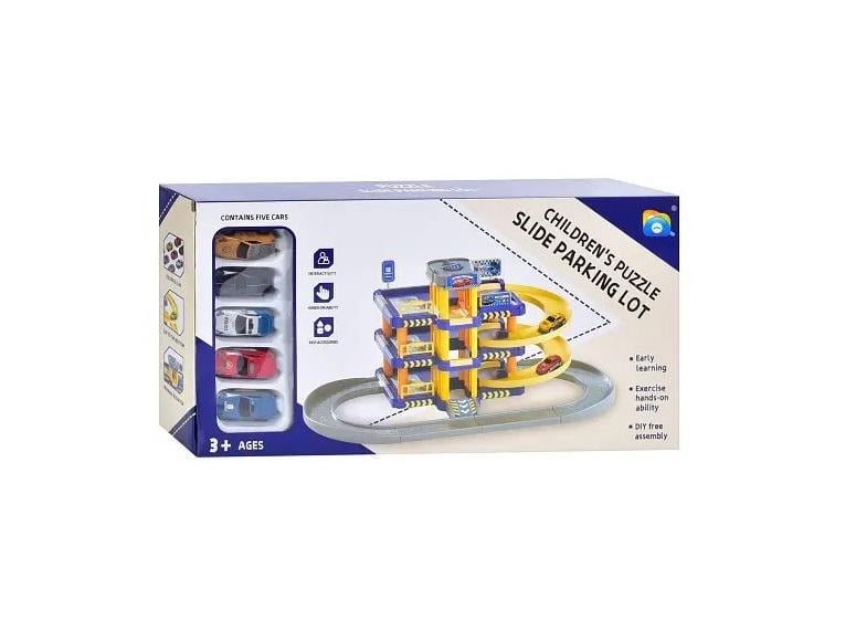 Набор игровой Гараж с машинками/лифт на батарейках (9816)