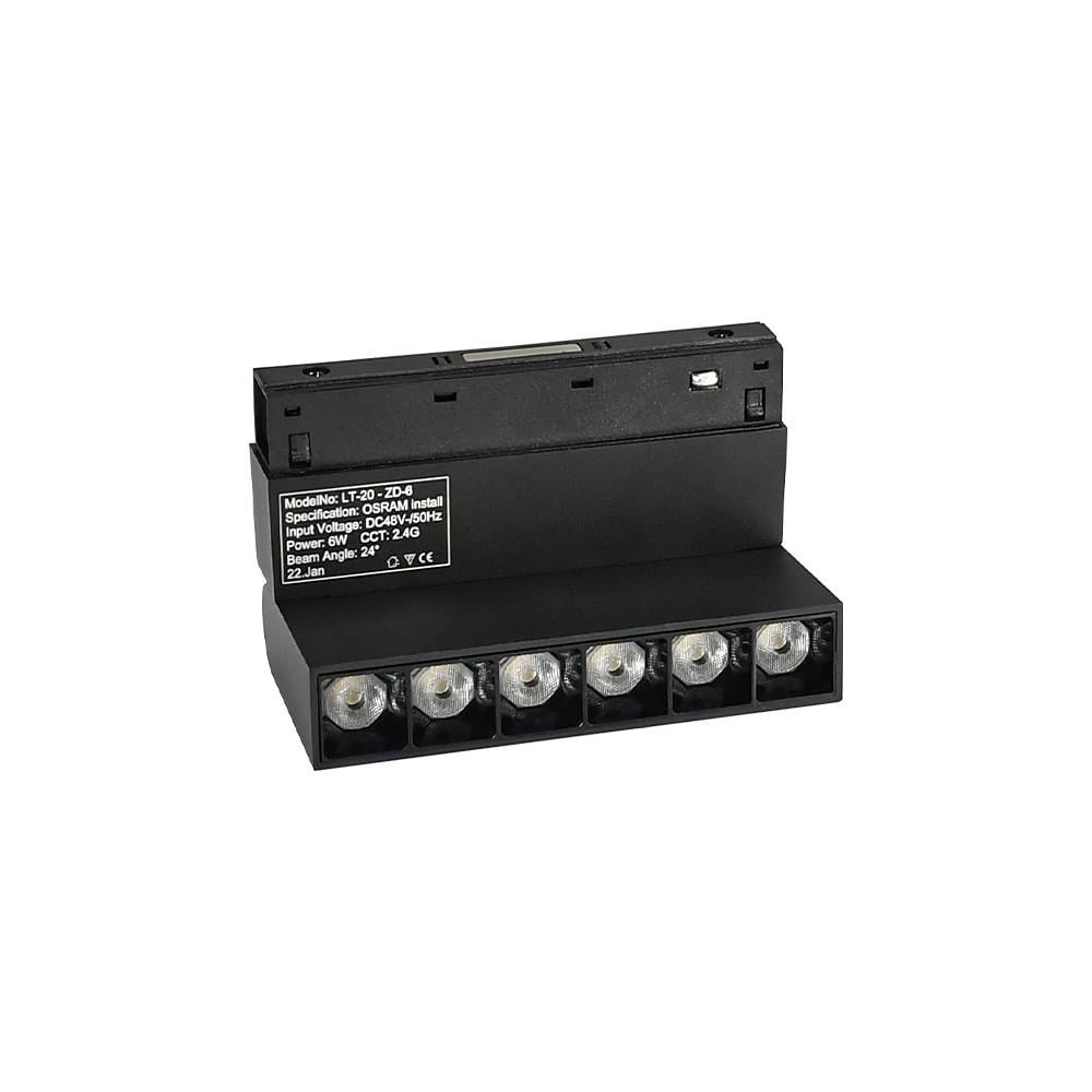 Світильник трековий магнітний поворотний OL110 6W 4000K Чорний (29502873) Світильник трековий магнітний поворотний OL110 6W 4000K Чорний (29502873)