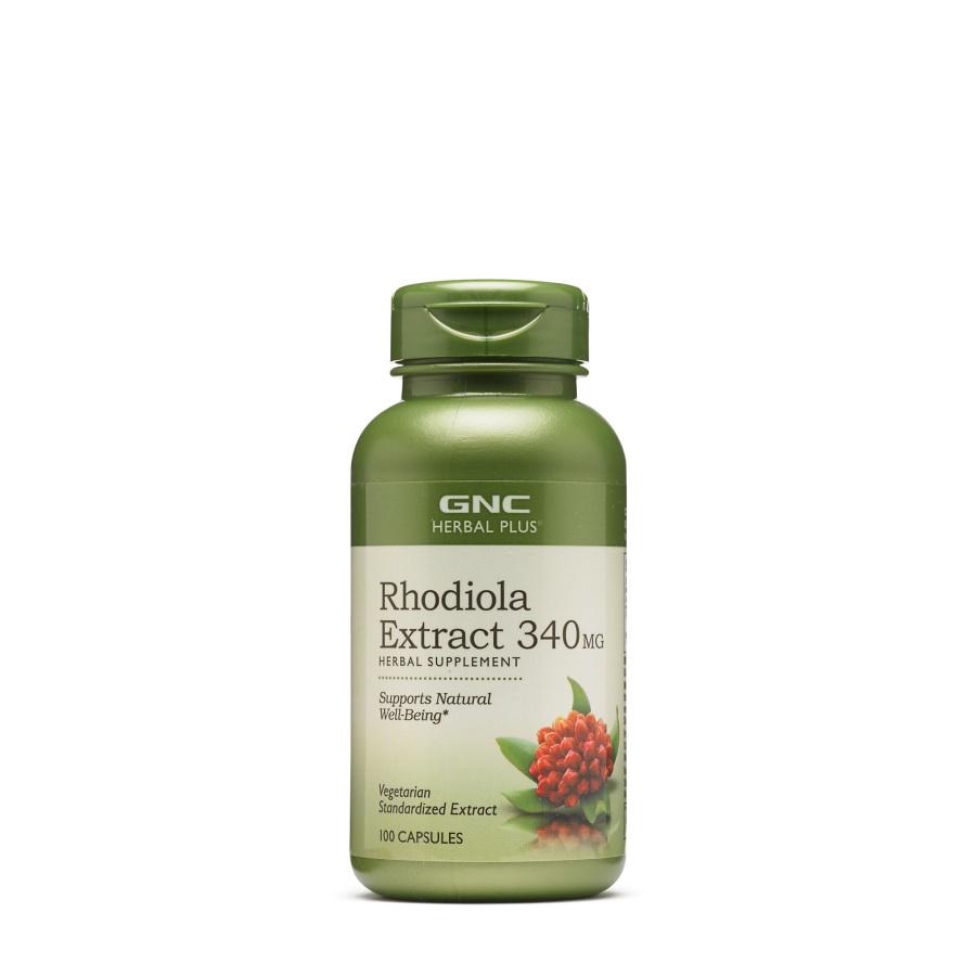 Натуральна добавка GNC Herbal Plus Rhodiola Extract 340 мг 100 капс. (6762)