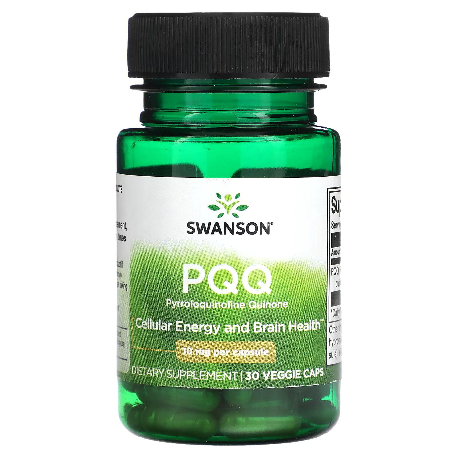 Пиролохинолинхинон Swanson PQQ 10 мг 30 кап.