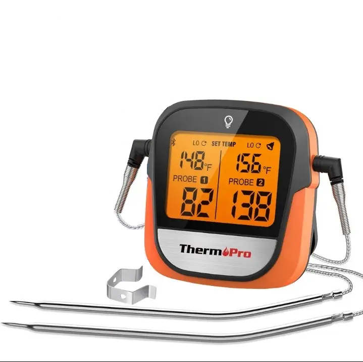 Термометр кухонний бездротовий ThermoPro TP902 Black/Orange Термометр кухонний бездротовий ThermoPro TP902 Black/Orange