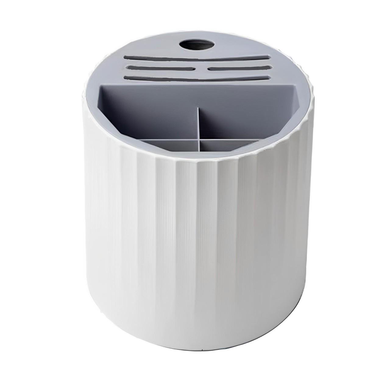 Органайзер для ножей/кухонных принадлежностей RotaryStand Белый/Серый (1858)