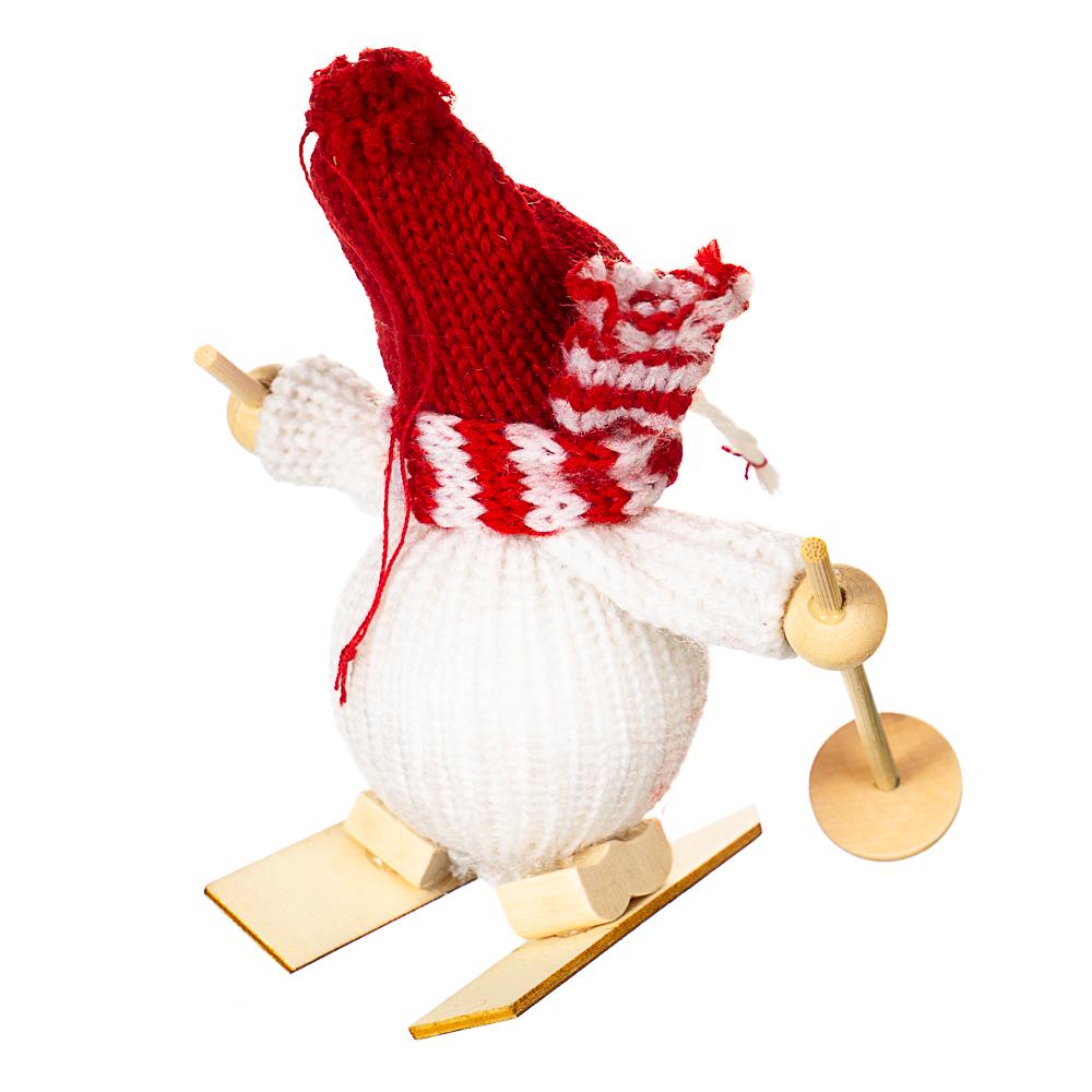 Мягкая новогодняя игрушка на елку Elisey Девочка на лыжах Персиковый (NH-106-K-175) - фото 3 Мягкая новогодняя игрушка на елку Elisey Девочка на лыжах Персиковый (NH-106-K-175) - фото 3