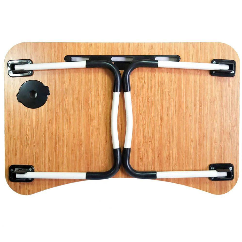 Столик для ноутбука с подстаканником и подставкой для планшета Зеленый - фото 4 Столик для ноутбука с подстаканником и подставкой для планшета Зеленый - фото 4