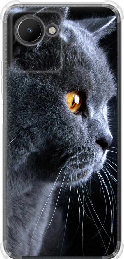 Чехол на Realme C30 Красивый кот (3038sp-2700-42517)