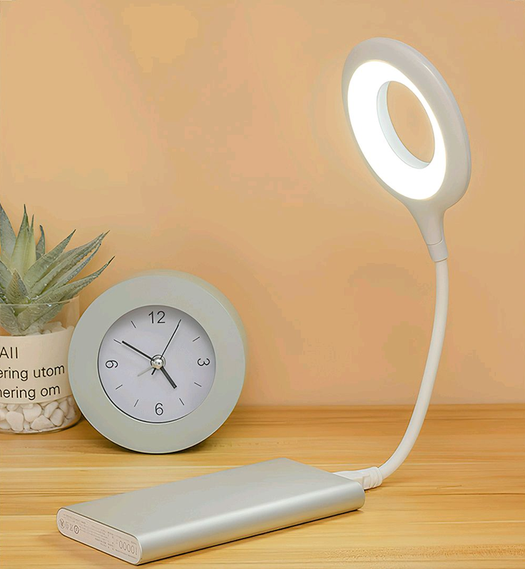 Лампа для ноутбука світлодіодна Portable Lamp гнучка USB 2,5W Білий - фото 11