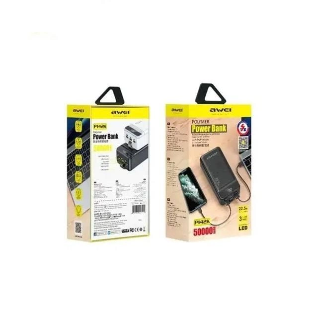 Повербанк Awei p142k 50000 mAh 22,5 W Повербанк Awei p142k 50000 mAh 22,5 W