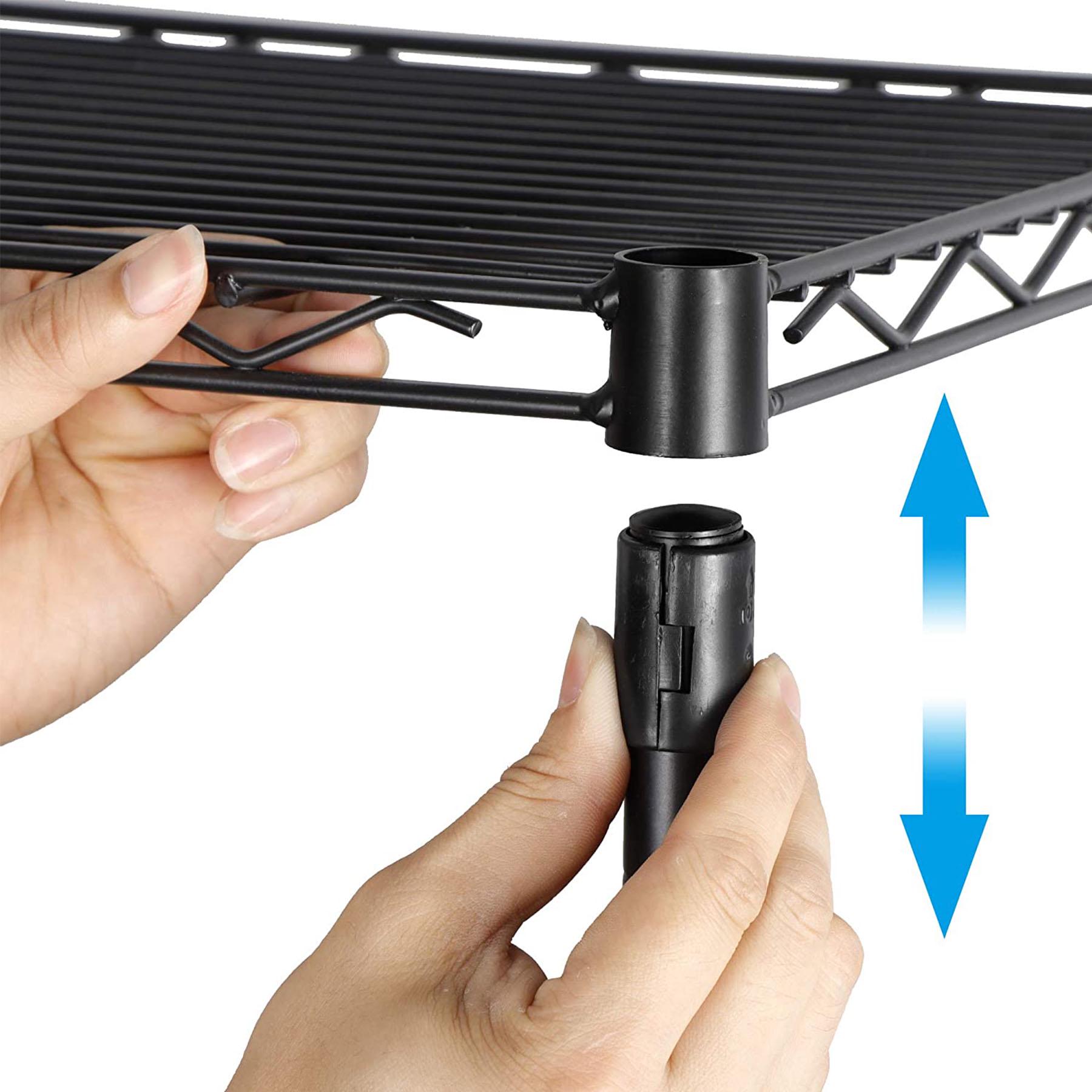 Стеллаж металлический 4 полки 90х35х137 см (3000000005) - фото 4 Стеллаж металлический 4 полки 90х35х137 см (3000000005) - фото 4