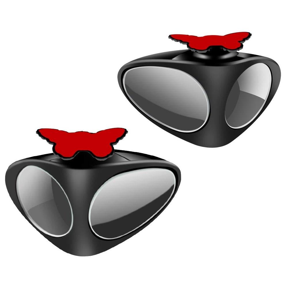 Дзеркала CarMirror для огляду сліпих зон подвійні на бокові дзеркала 2 шт. Чорний (630)