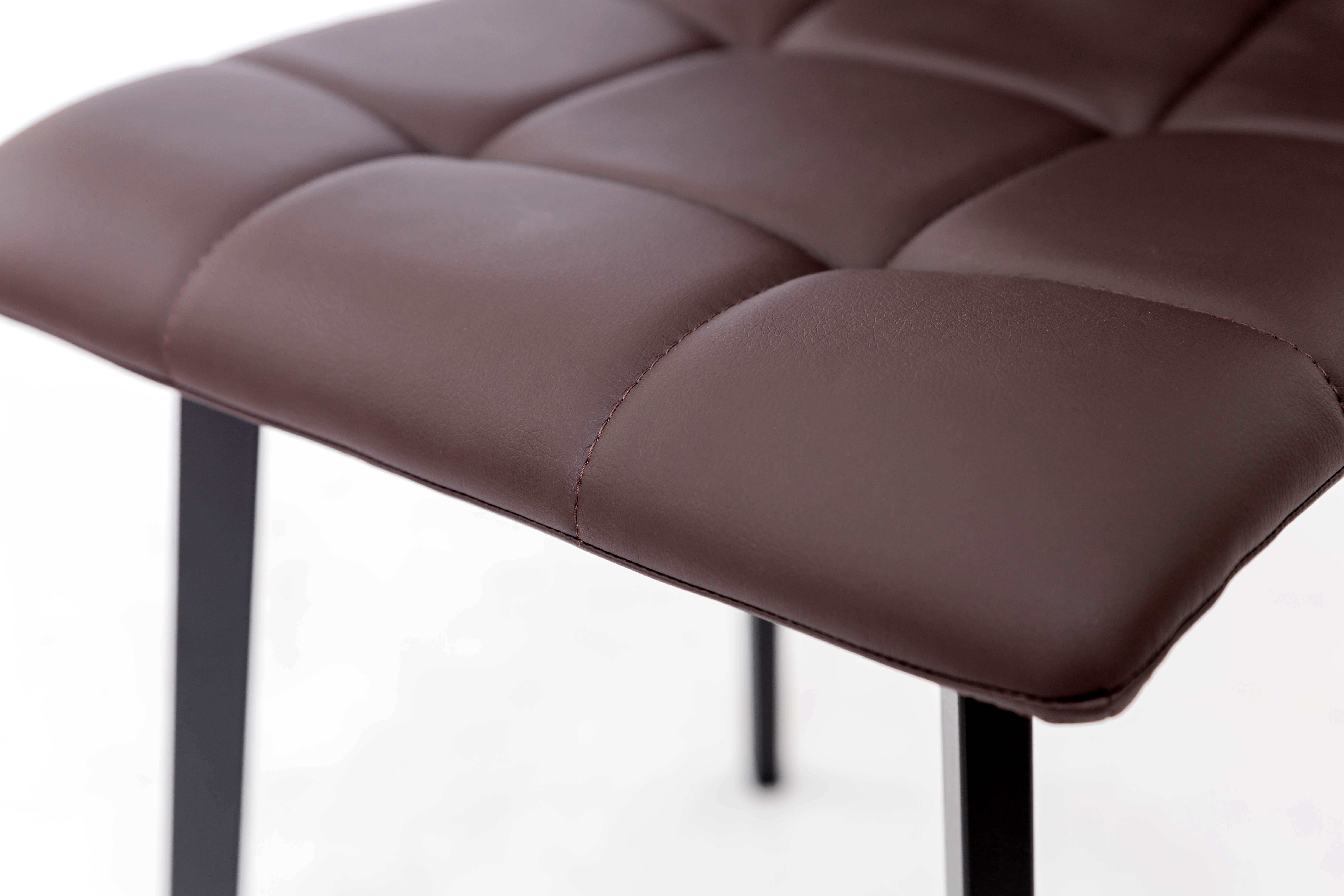 Стілець для кухні та вітальні Фіджи Трініті 450х960х530 мм Чорний/Коричневий (GAА0050900) - фото 4 Стілець для кухні та вітальні Фіджи Трініті 450х960х530 мм Чорний/Коричневий (GAА0050900) - фото 4