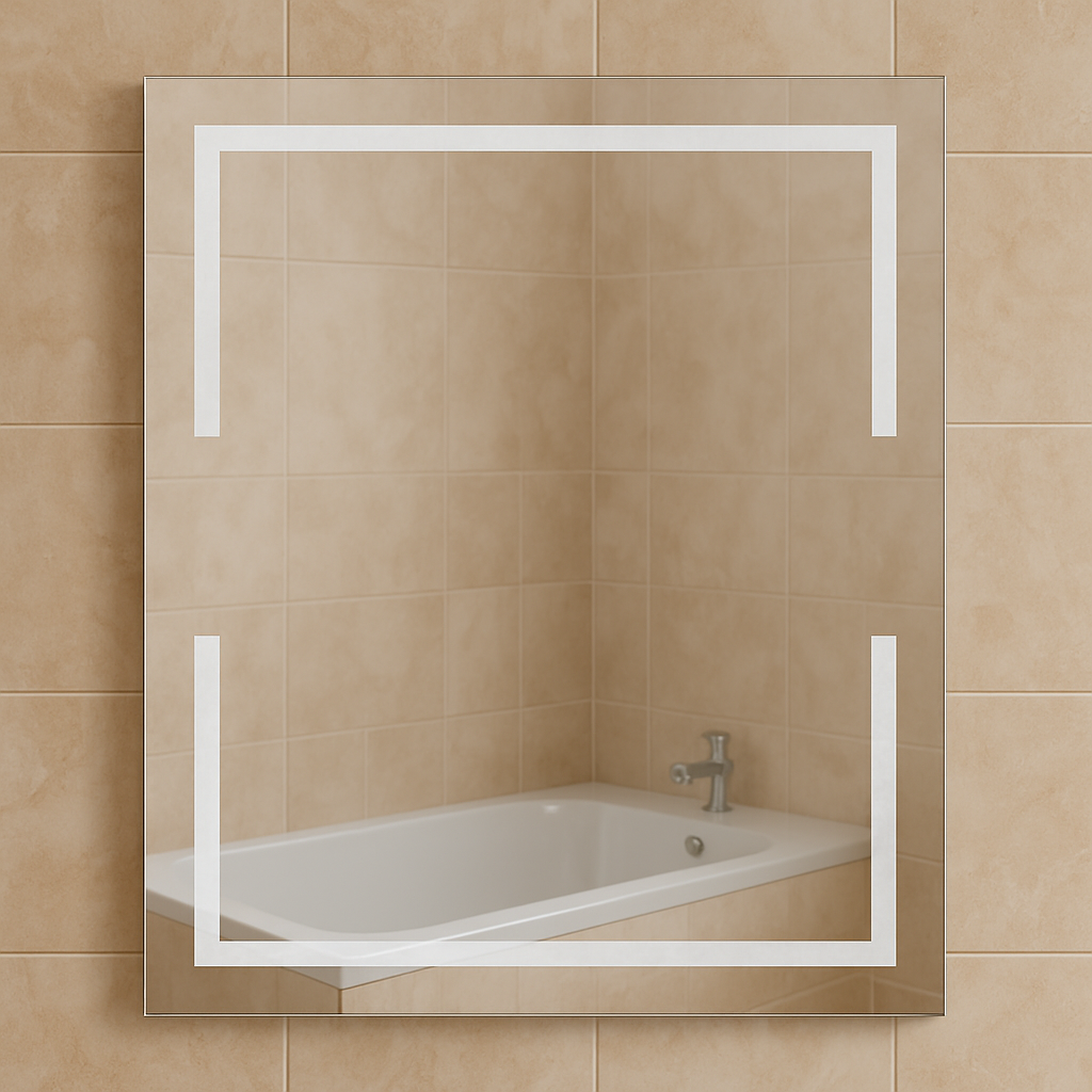 Зеркало пескоструйное MPS-54 120х70 см без подсветки