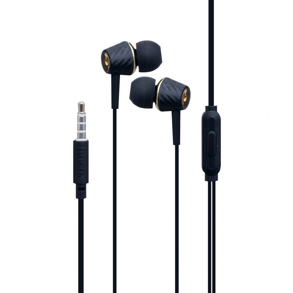 Навушники Hoco M70 Graceful universal earphones з мікрофоном Black