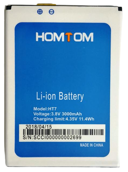 Аккумуляторная батарея для Homtom HT7 3000 mAh (000021621)