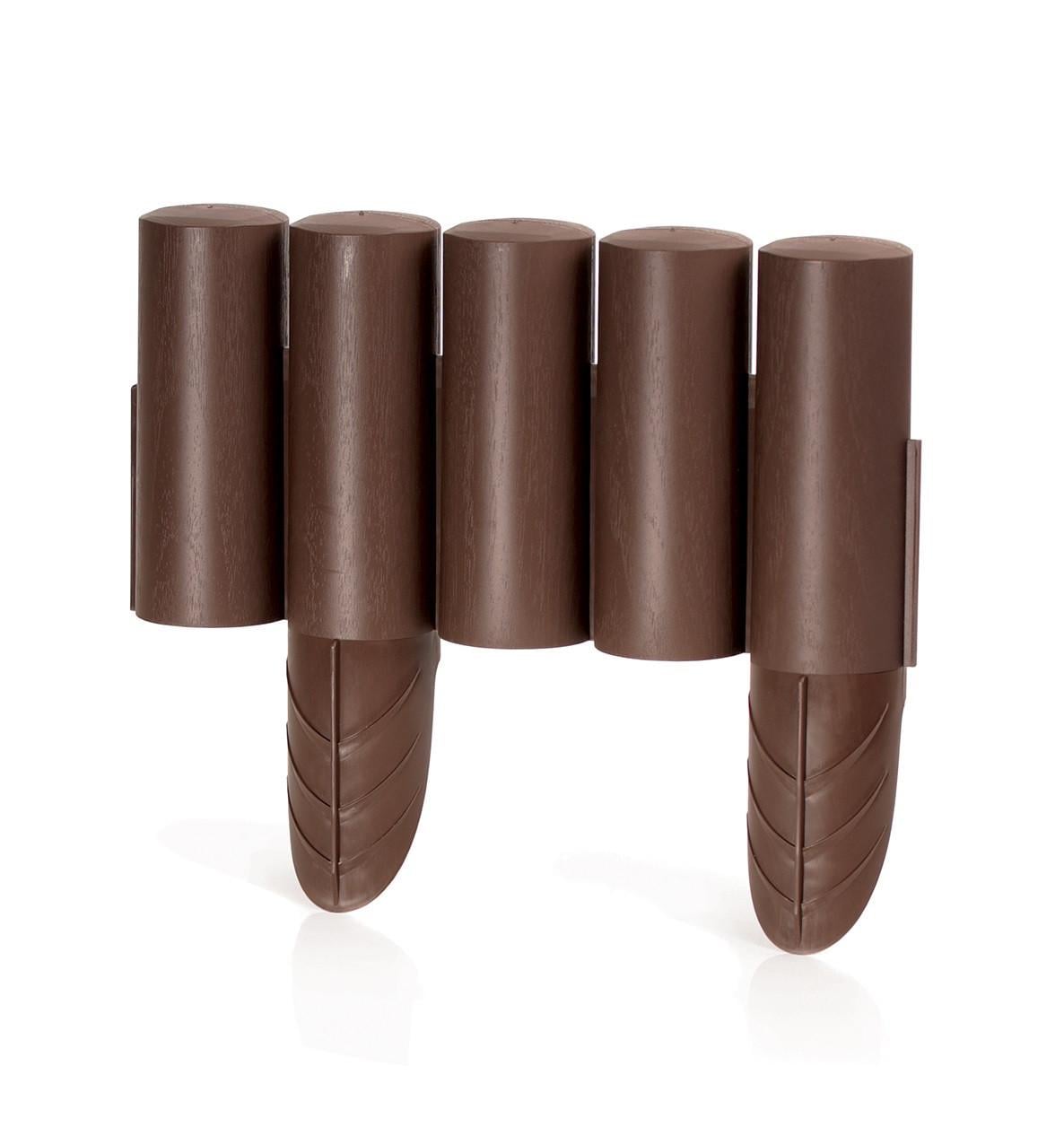 Бордюр-палісад декоративний Prosperplast PALISADA трубчастий із поліпропілену 2,4 м (CNT00011710)