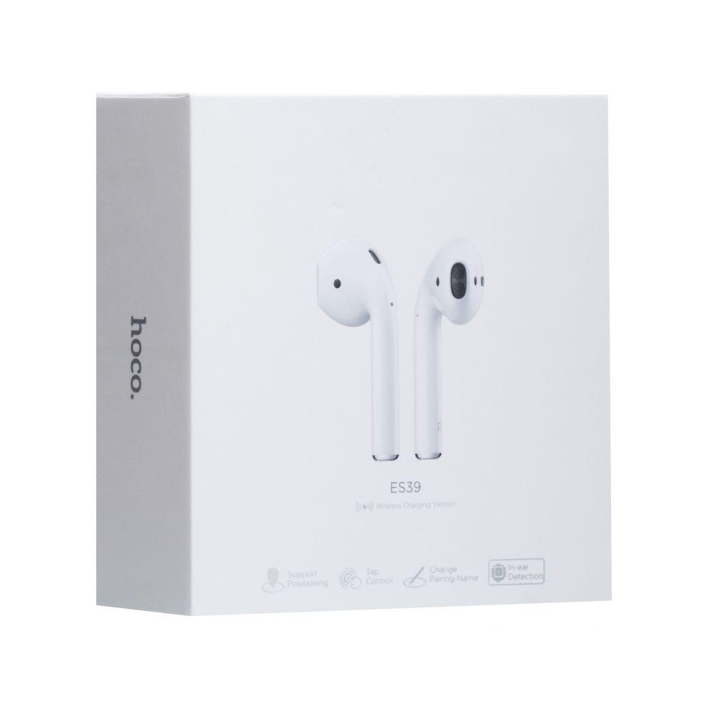 Наушники беспроводные Bluetooth TWS Hoco ES39 с микрофоном и зарядным боксом Белый (1935237516)