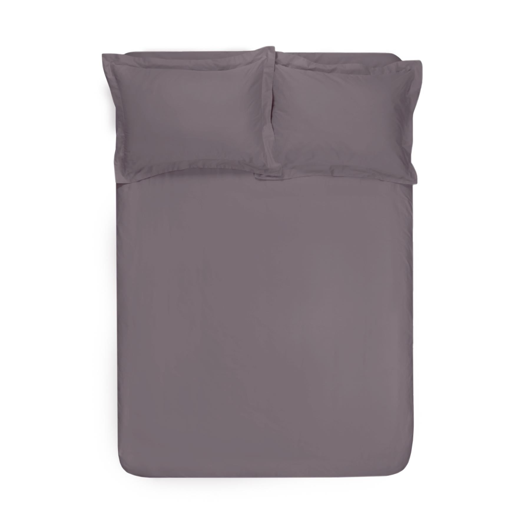 Простынь с наволочками Lotus Home Basic premium сатин 230х250 см Сливовый