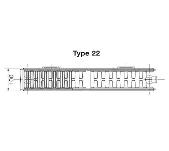 Радиатор стальной TERRA Teknik Premium Plus 200/22х1000 БП (6546699) - фото 7