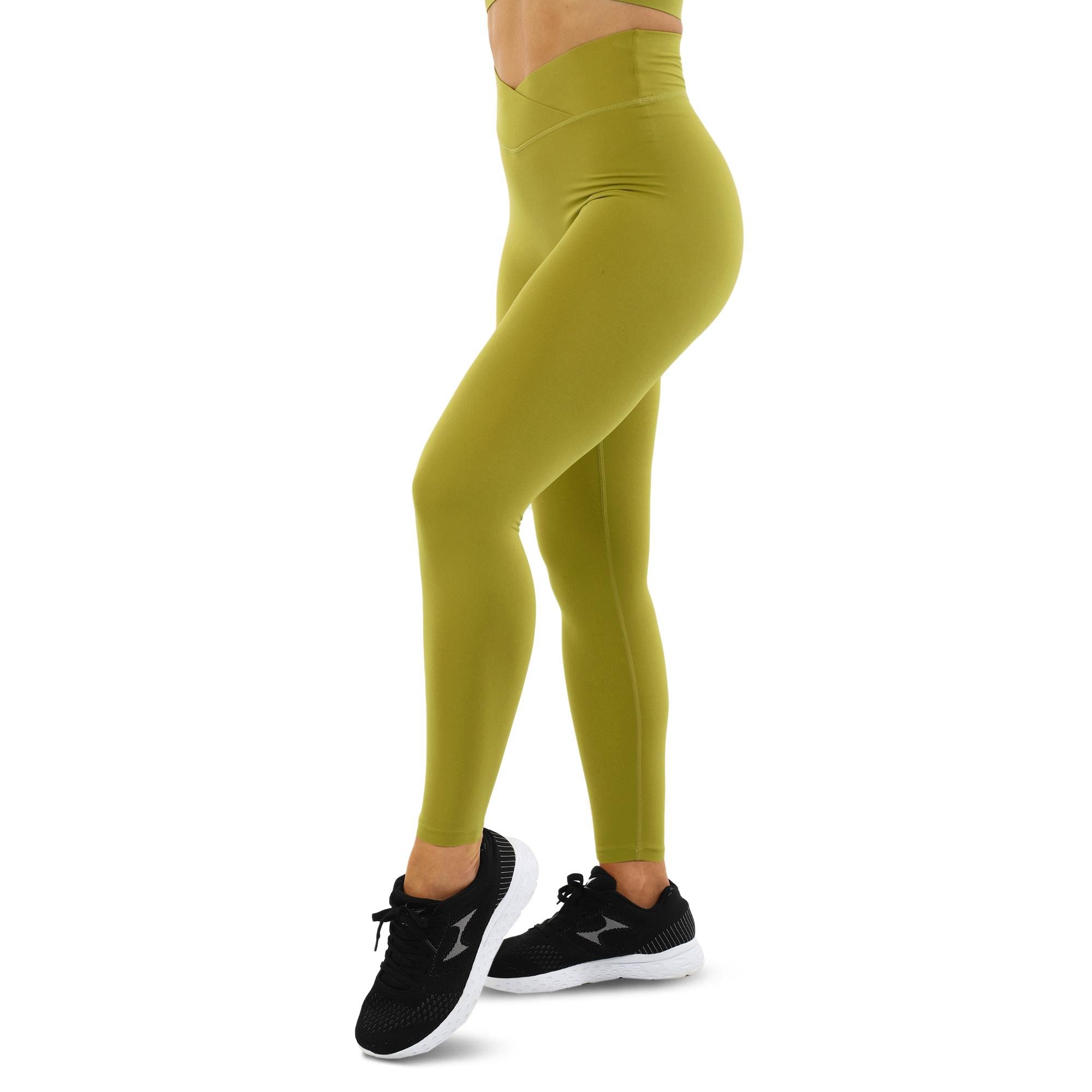 Лосины спортивные женские VSX CK154 с высокой талией M Зеленый (CK154_Зеленый_M)