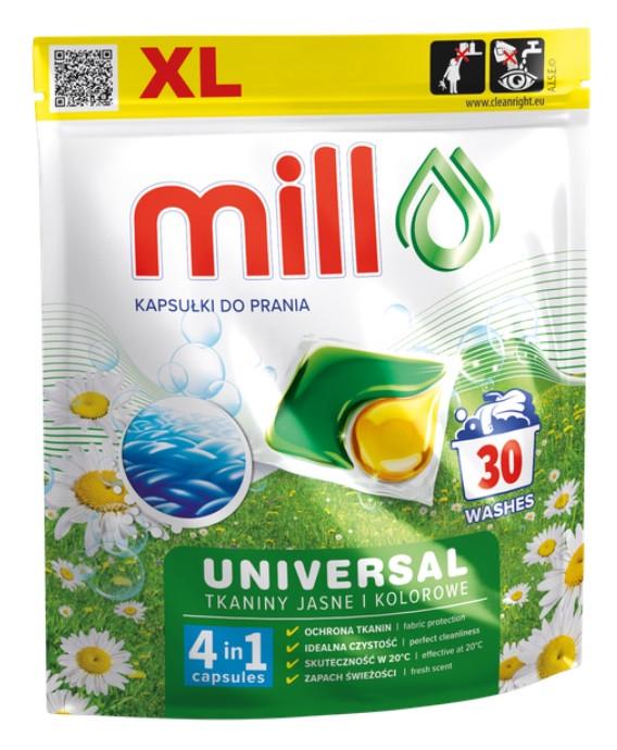 Капсулы для стирки Mill PROFESSIONAL Универсальные 30 шт. (2623014924)