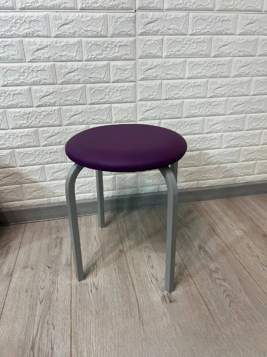 Табурет кухонний Стандарт 30х45 см Фіолетовий/Сірий (28374143)