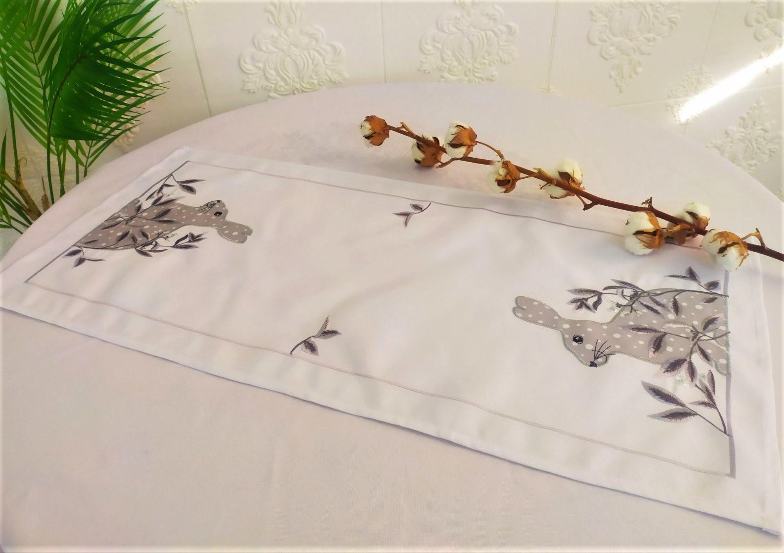 Дорожка пасхальная 40x90 см Easter Bunnies CN21724 White (CN15658)