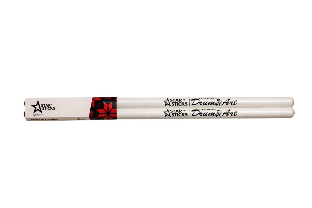Барабанні палички StarSticks DrumArt Corps для маршових барабанів White (29477211)