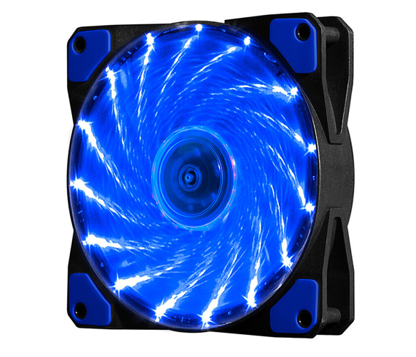 Кулер корпусний VOLTRONIC 120 мм 4pin 12V 1100 об/хв 15 LED Blue (SRHX-Blue)