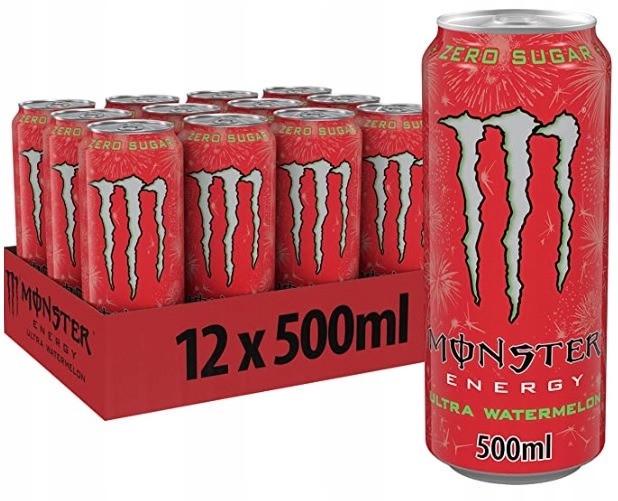 Энергетический напиток Monster Energy Ultra Watermelon 12x500 мл (1727408150)