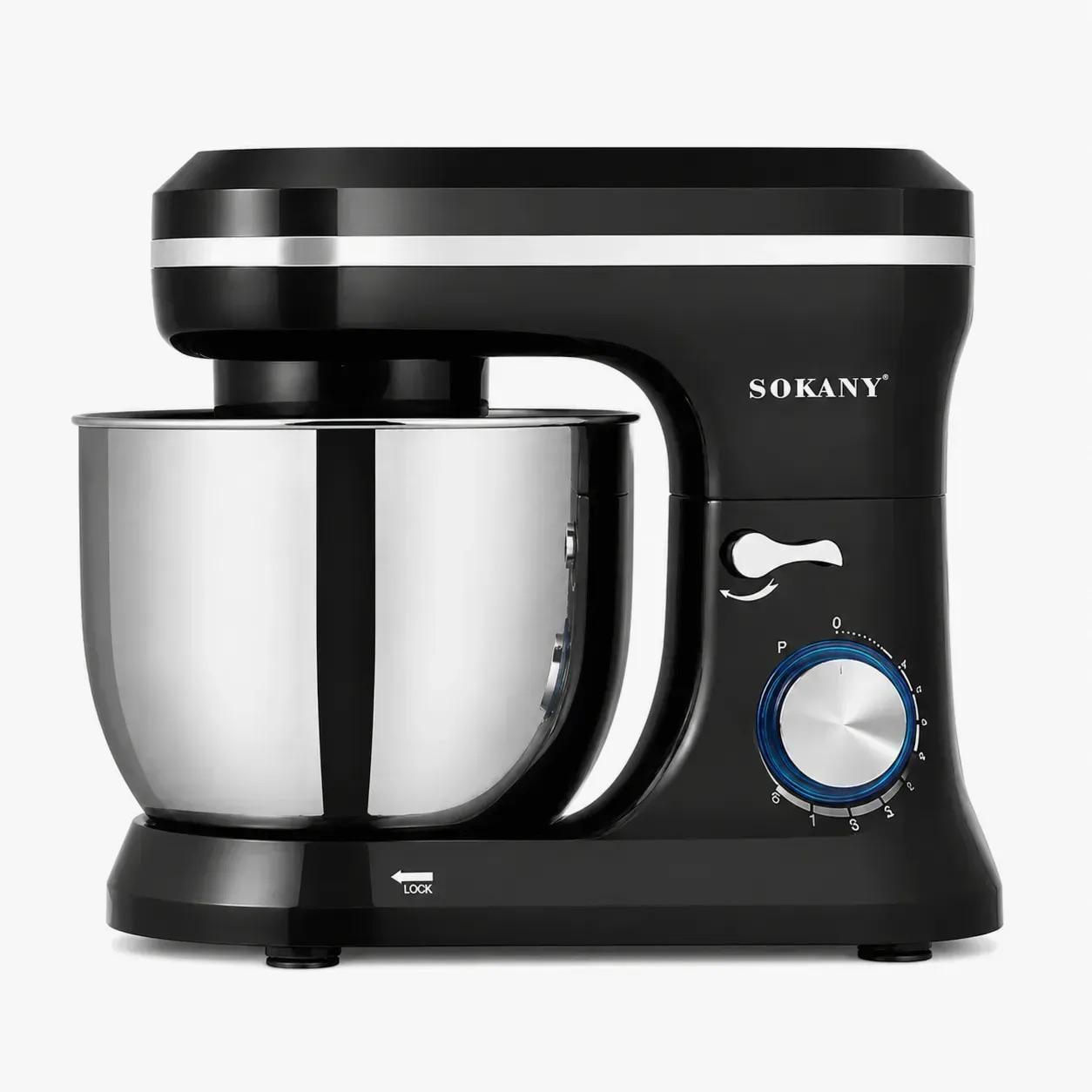 Миксер планетарный Sokany SK-271 стационарный кухонный 5 л 1200 Вт