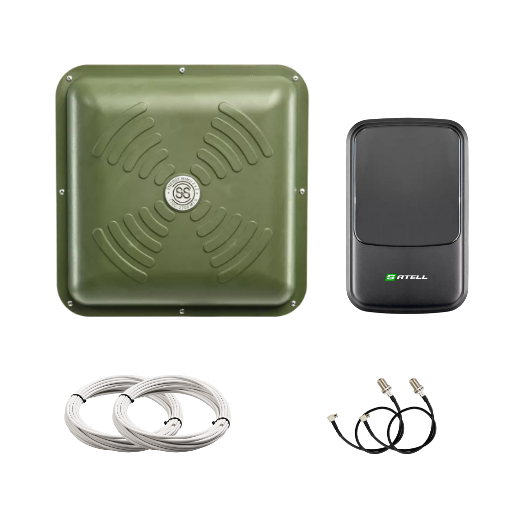 Комплект 4G WiFi роутер Satel F3000 до 150 Мбит/с с MIMO антенна Energy 2x15 Дб