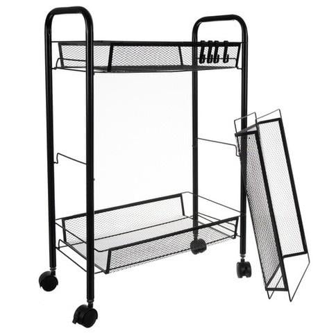 Стеллаж-органайзер многоуровневый с крючками для кухни/ванной комнаты - фото 5 Стеллаж-органайзер многоуровневый с крючками для кухни/ванной комнаты - фото 5