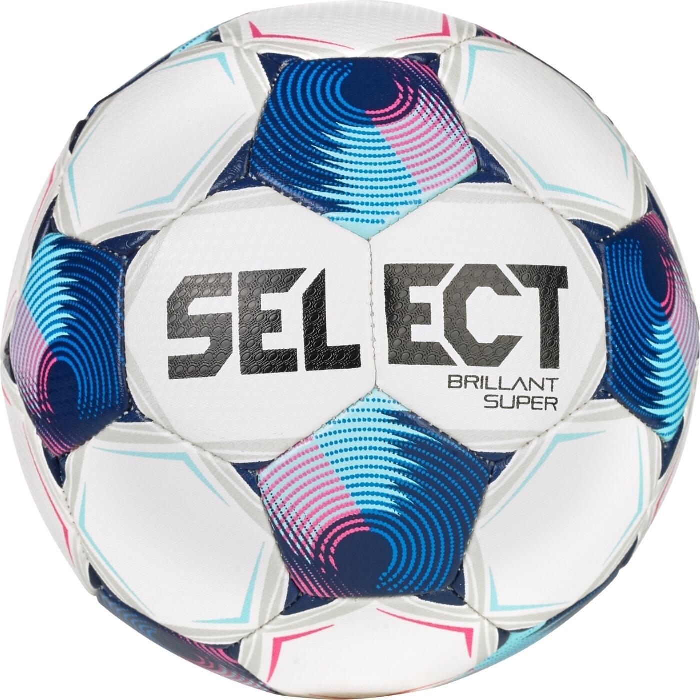 Сувенирный футбольный мяч Select BRILLANT SUPER MINI V25 47 см Бело-сине-розовый (261477-002)