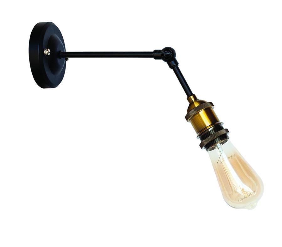 Бра лофт без плафона 752WM1202-1 Черный/Золотой