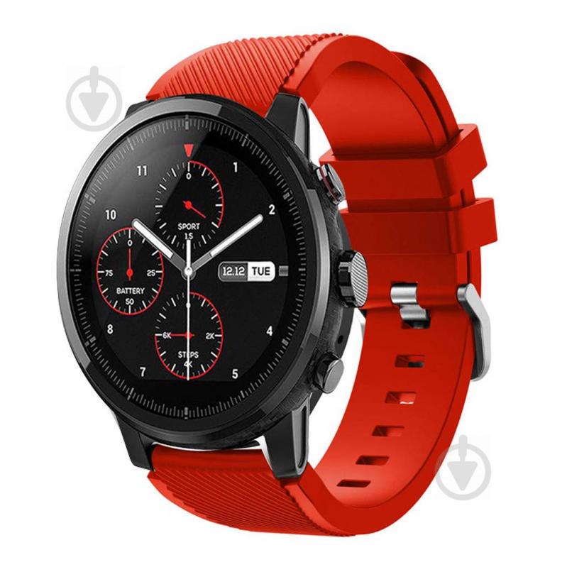 Ремешок 22 мм BeWatch ECO для Xiaomi Amazfit Stratos | Pace | GTR 47mm Красный (1021103.47)