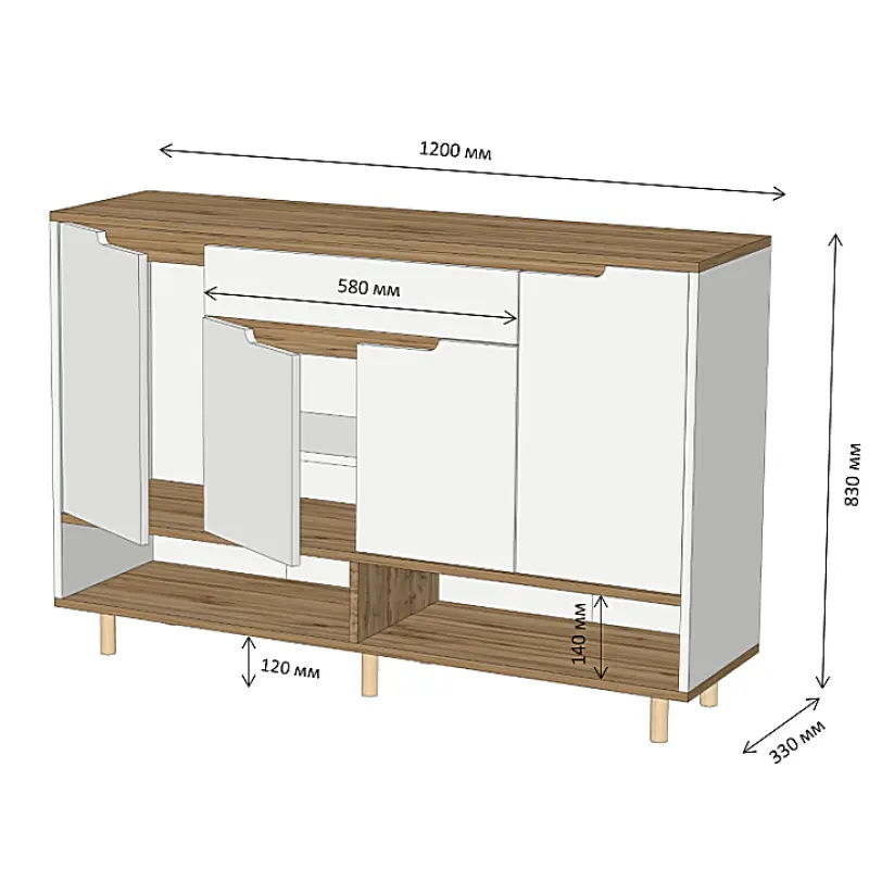 Тумба для обуви Lion Sallivan Тумба-2 Нимфея альба (Lion-041142) - фото 6