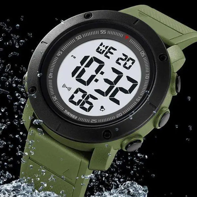 Часы наручные мужские Skmei 2122AGWT Army Green (tf4710) - фото 5 Часы наручные мужские Skmei 2122AGWT Army Green (tf4710) - фото 5