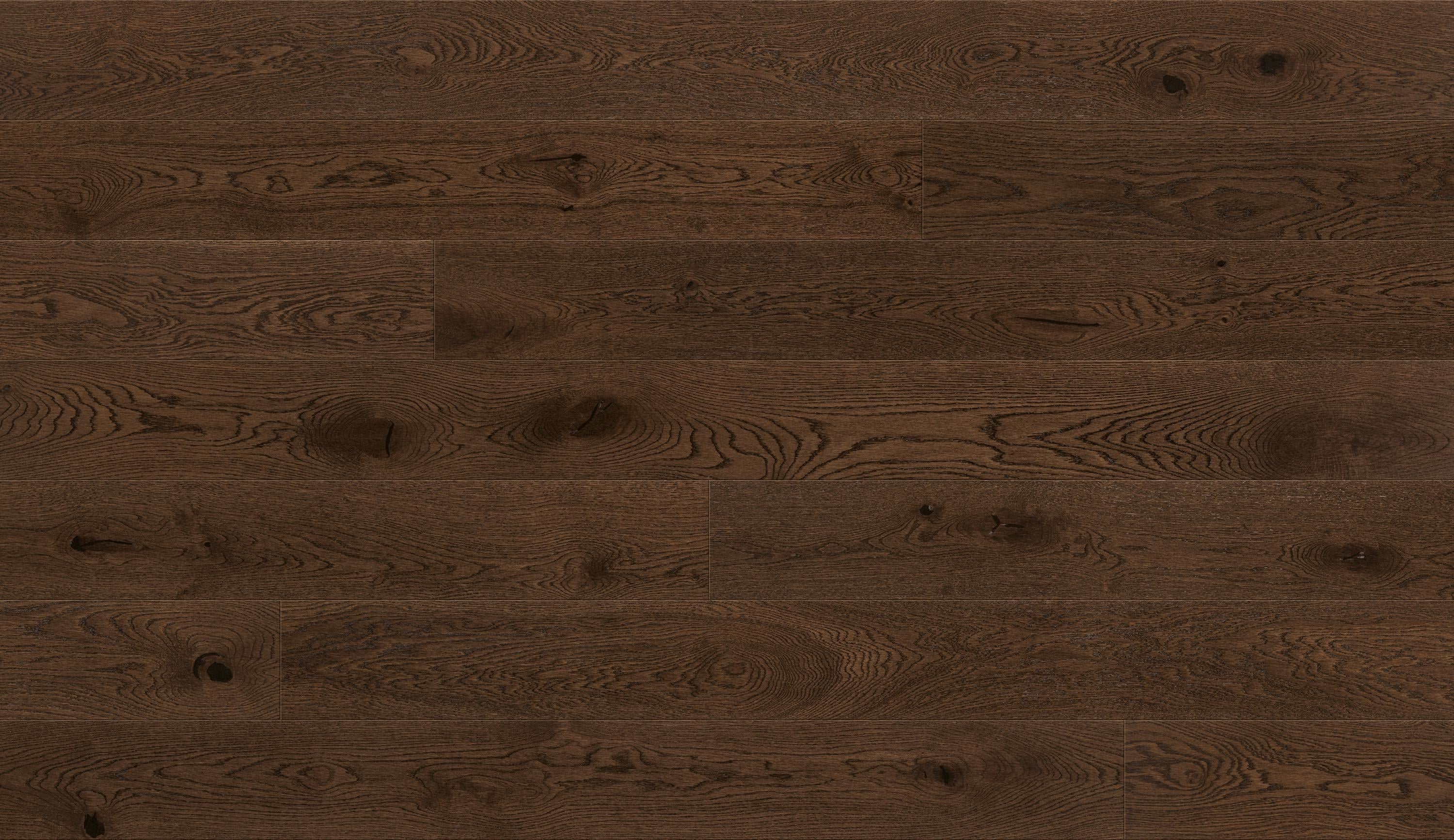 Паркетна дошка Floor`360 Дуб DARK CHOC 1-смугова Лак - фото 2